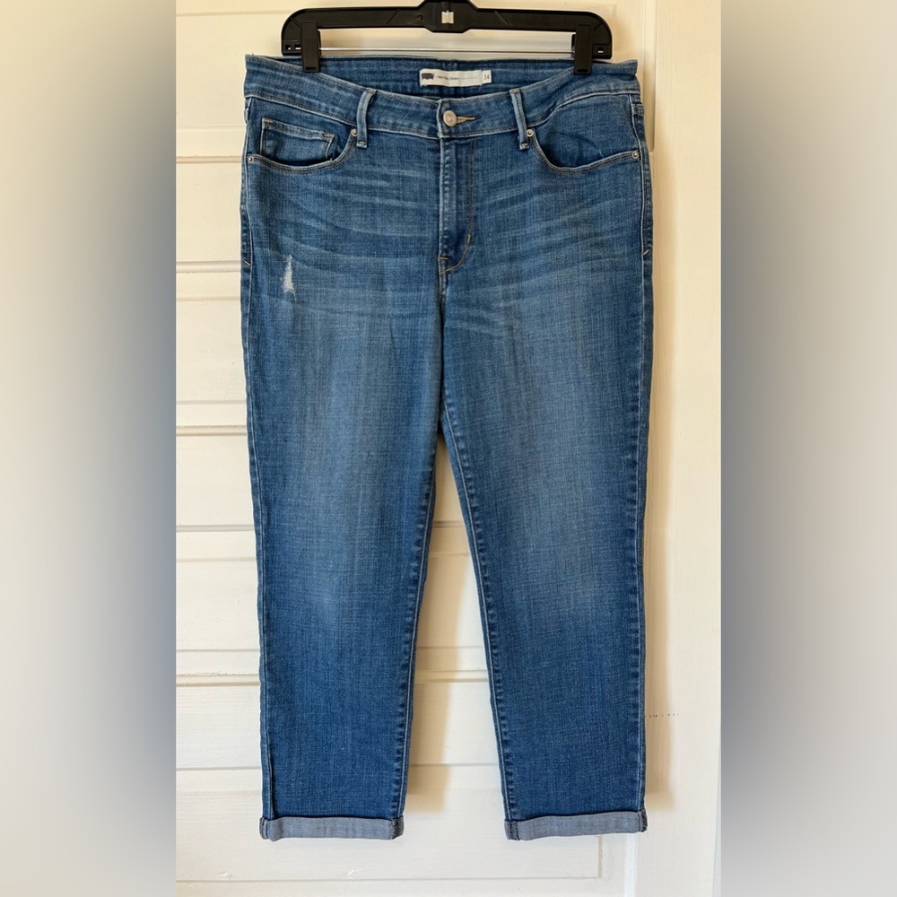 LEVI’S MID RISE SKINNY JEANS